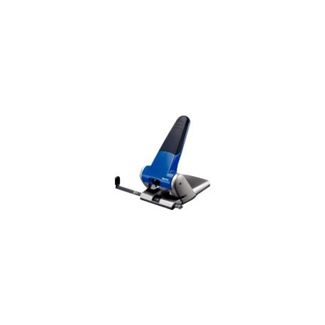 Leitz - Perforatore - carico pesante - 65 fogli / 6.5 mm - alluminio pressato - blu