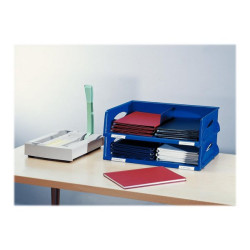 Leitz Sorty Jumbo - Vassoio per lettere - 2 compartimenti - per A3 - orizzontale - blu