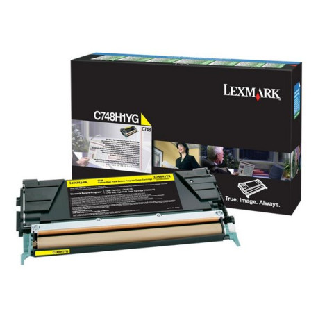 Lexmark - Alta resa - giallo - originale - cartuccia toner LCCP, LRP - per Lexmark C748de, C748dte, C748e