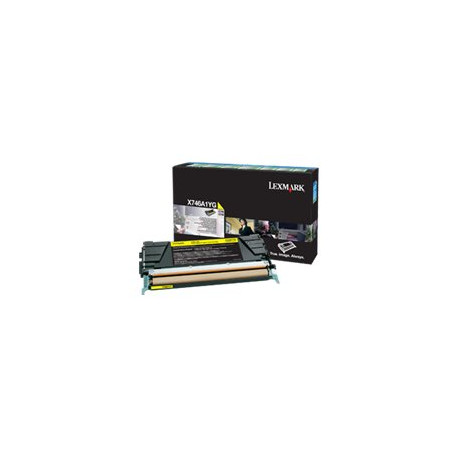 Lexmark - Giallo - originale - cartuccia toner LCCP, LRP - per Lexmark X746de, X748de, X748de LDS, X748de Statoil, X748dte