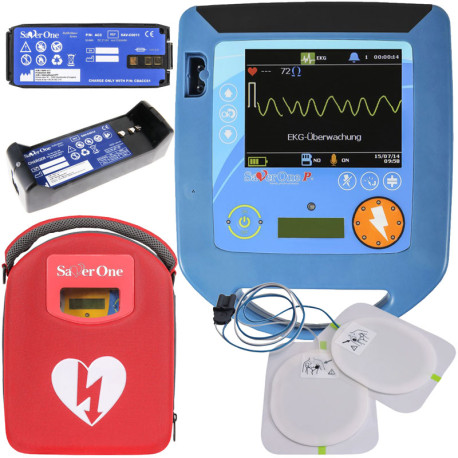Defibrillatore AMI Saver One P Manuale SVP-B0007 DAE ECG con Batteria Ricaricabile