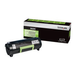 Lexmark 502H - Alta resa - nero - originale - cartuccia toner LCCP, LRP - per Lexmark MS310, MS410, MS510, MS610