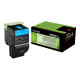 Lexmark 702HC - Alta resa - ciano - originale - cartuccia toner LCCP, LRP - per Lexmark CS310dn, CS310n, CS410dn, CS410dtn, CS4