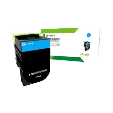 Lexmark 702HCE - Alta resa - ciano - originale - cartuccia toner Lexmark Corporate - per Lexmark CS310dn, CS310n, CS410dn, CS41