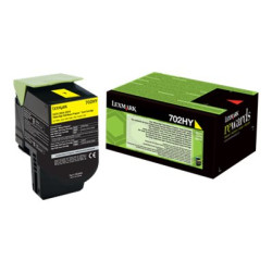 Lexmark 702HY - Giallo - originale - cartuccia toner LCCP, LRP - per Lexmark CS310dn, CS310n, CS410dn, CS410dtn, CS410n, CS510d