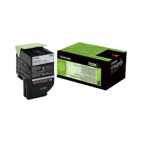 Lexmark 702K - Nero - originale - cartuccia toner - per Lexmark CS310dn, CS310n, CS410dn, CS410dtn, CS410n, CS510de, CS510dte