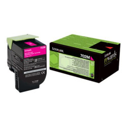 Lexmark 702M - Magenta - originale - cartuccia toner LCCP, LRP - per Lexmark CS310dn, CS310n, CS410dn, CS410dtn, CS410n, CS510d