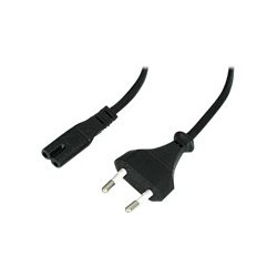 Lindy - Cavo di alimentazione - IEC 60320 C7 a Europlug (M) - 5 m - nero