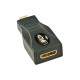 Lindy - Scheda HDMI - 19 pin micro HDMI Type D maschio a 19 pin mini HDMI Type C femmina