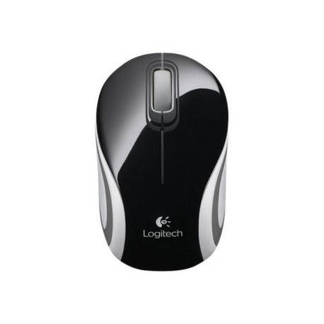 Logitech M187 - Mouse - ottica - senza fili - 2.4 GHz - ricevitore wireless USB - nero