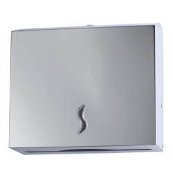 Distributore asciugamani piegati C/Z - Brinox - 28x10,2x26,5 cm - acciaio inox - capacità 200 fogli - grigio - Medial