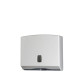 Distributore asciugamani piegati C/Z/M Basica - 25x9,2x22 cm - bianco/grigio - Medial