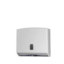 Distributore asciugamani piegati C/Z/M Basica - 25x9,2x22 cm - bianco/grigio - Medial