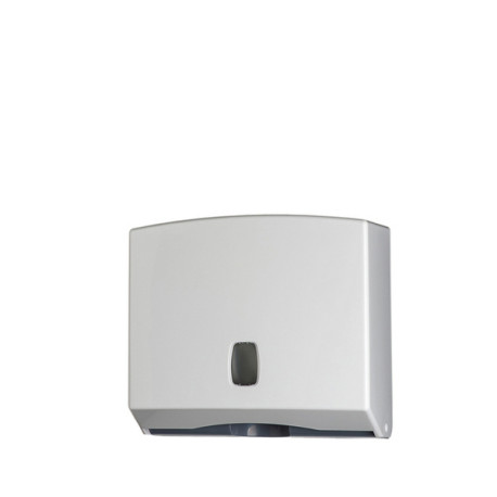 Distributore asciugamani piegati C/Z/M Basica - 25x9,2x22 cm - bianco/grigio - Medial