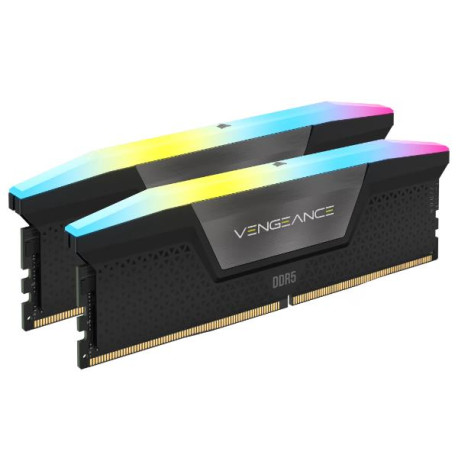 MODULI DI MEMORIA - RAM VENGEANCE RGB DDR5 32GB (2x16GB) 7200MHz C34, nero