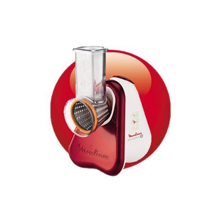 Moulinex Fresh Express Plus DJ755G Ruby Red - Grattuggia elettrica - 150 W - rosso rubino