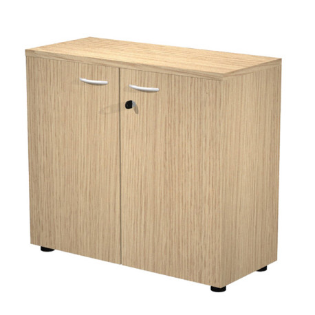 Armadio modulare - basso a 2 ante battenti - 90 x 44 x 85 cm - rovere