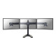 Neomounts FPMA-D700DD3 - Supporto - per 3 schermi LCD - nero - dimensione schermo: 10"-27" - supporto per scrivania, rondella, 