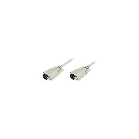 Nilox - Cavo VGA - 15 pin D-Sub (DB-15) (M) a HD-15 (VGA) (M) - 10 m - stampato, viti a serraggio manuale - grigio