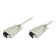 Nilox - Cavo VGA - HD-15 (VGA) (M) a HD-15 (VGA) (M) - 3 m - stampato, viti a serraggio manuale - grigio