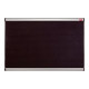 Nobo Prestige - Bacheca - montabile a parete - 900 x 600 mm - schiuma - nero