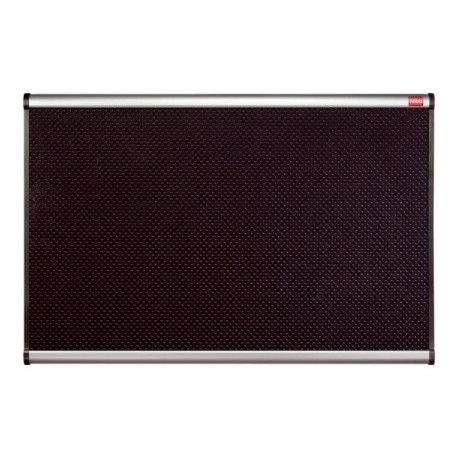 Nobo Prestige - Bacheca - montabile a parete - 900 x 600 mm - schiuma - nero