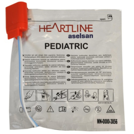 Elettrodi  Pediatrici DAE Aselsan Heartline Piastre Bambino Dura 2 anni PED-HRT