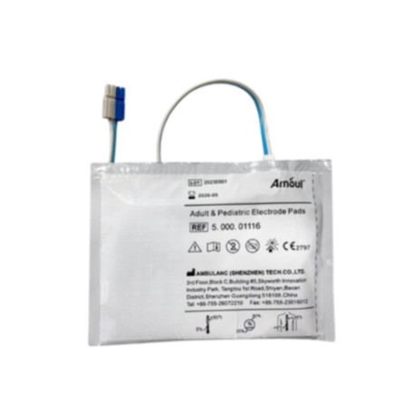 Elettrodi Adulti / Pediatrici DAE Amoul i3 Piastre Dura 2 anni ADU-PED-I3