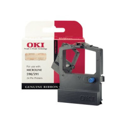 OKI - Nero - nastro di stampa - per Microline 590, 590 Elite, 591, 591 Elite