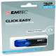 Emtec - Memoria USB B110 USB 3.2 Click&Easy - blu - ECMMD32GB113 - 32 GB