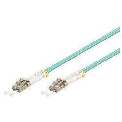 PATCH CORD 2 FIBRE 50/125 OM3 LCD/LCD CAVO ZIP 3X6MM LSHF COLORE AQUA 1M