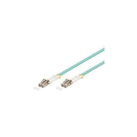 PATCH CORD 2 FIBRE 50/125 OM3 LCD/LCD CAVO ZIP 3X6MM LSHF COLORE AQUA 1M