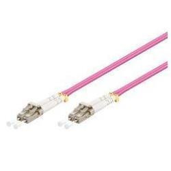 PATCH CORD 2 FIBRE 50/125 OM4 LCD/LCD CAVO ZIP 3X6MM LSHF COLORE VIOLA 0.5M