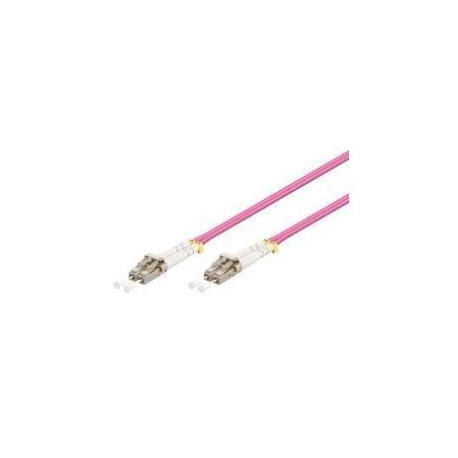 PATCH CORD 2 FIBRE 50/125 OM4 LCD/LCD CAVO ZIP 3X6MM LSHF COLORE VIOLA 0.5M