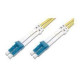 PATCH CORD 2 FIBRE 9/125 OS2 LCD/LCD CAVO ZIP 3X6MM LSHF COLORE GIALLO 1M