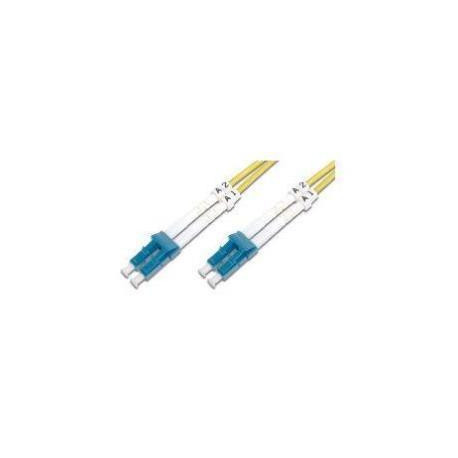 PATCH CORD 2 FIBRE 9/125 OS2 LCD/LCD CAVO ZIP 3X6MM LSHF COLORE GIALLO 1M