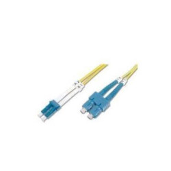 PATCH CORD 2 FIBRE 9/125 OS2 LCD/SCD CAVO ZIP 3X6MM LSHF COLORE GIALLO 2M