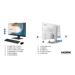 PC All In One - MODERN AM242 12M-662XIT