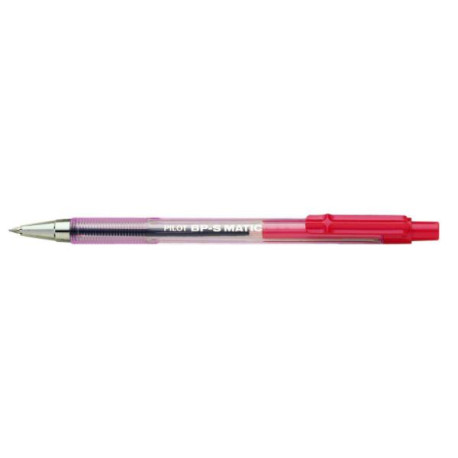 Penna a sfera a scatto BPS Matic rosso punta 0 7 tratto 0 32 mm(conf.12)