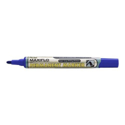 Pentel Maxiflo - Marcatore - permanente - blu - inchiostro a base alcolica - 4.5 mm