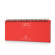 PLANNING SETTIMANALE 30X10 ALFA IN PAPERCOAT ROSSO