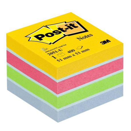 POST-IT DADO ULTRACOLOR 400FG.