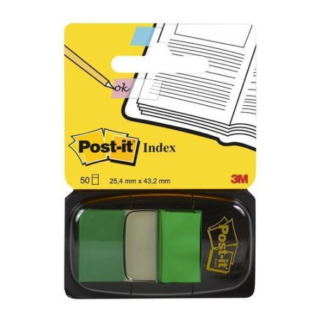 POST-IT INDEX 680-3 VERDE