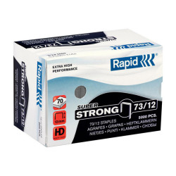 Rapid Super Strong - Punti metallici - 73/12 - 12 mm - metallo galvanizzato - pacco da 5000 - per Classic HD31