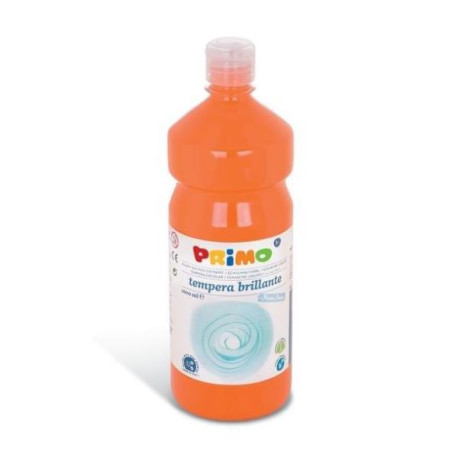 Tempera ARANCIO brillante primi passi in bottiglia 1000ml