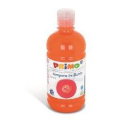 Tempera ARANCIO brillante primi passi in bottiglia 500ml