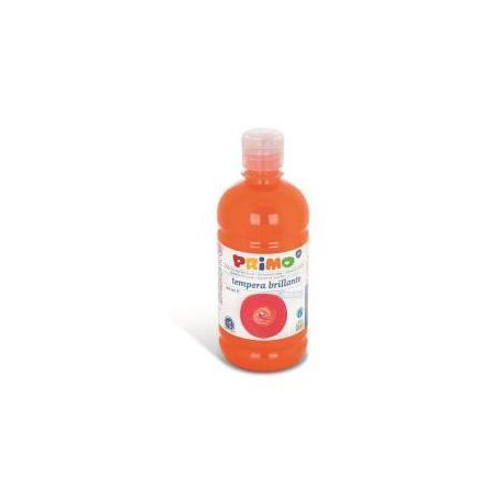 Tempera ARANCIO brillante primi passi in bottiglia 500ml