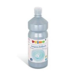 Tempera ARGENTO brillante primi passi in bottiglia 1000ml