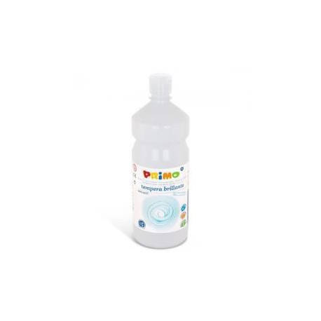 Tempera BIANCA brillante primi passi in bottiglia 500ml