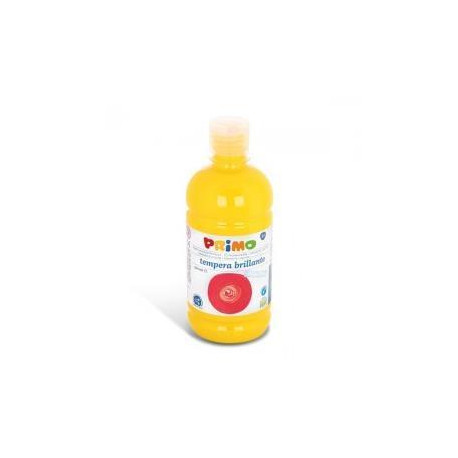 Tempera GIALLA brillante primi passi in bottiglia 500ml